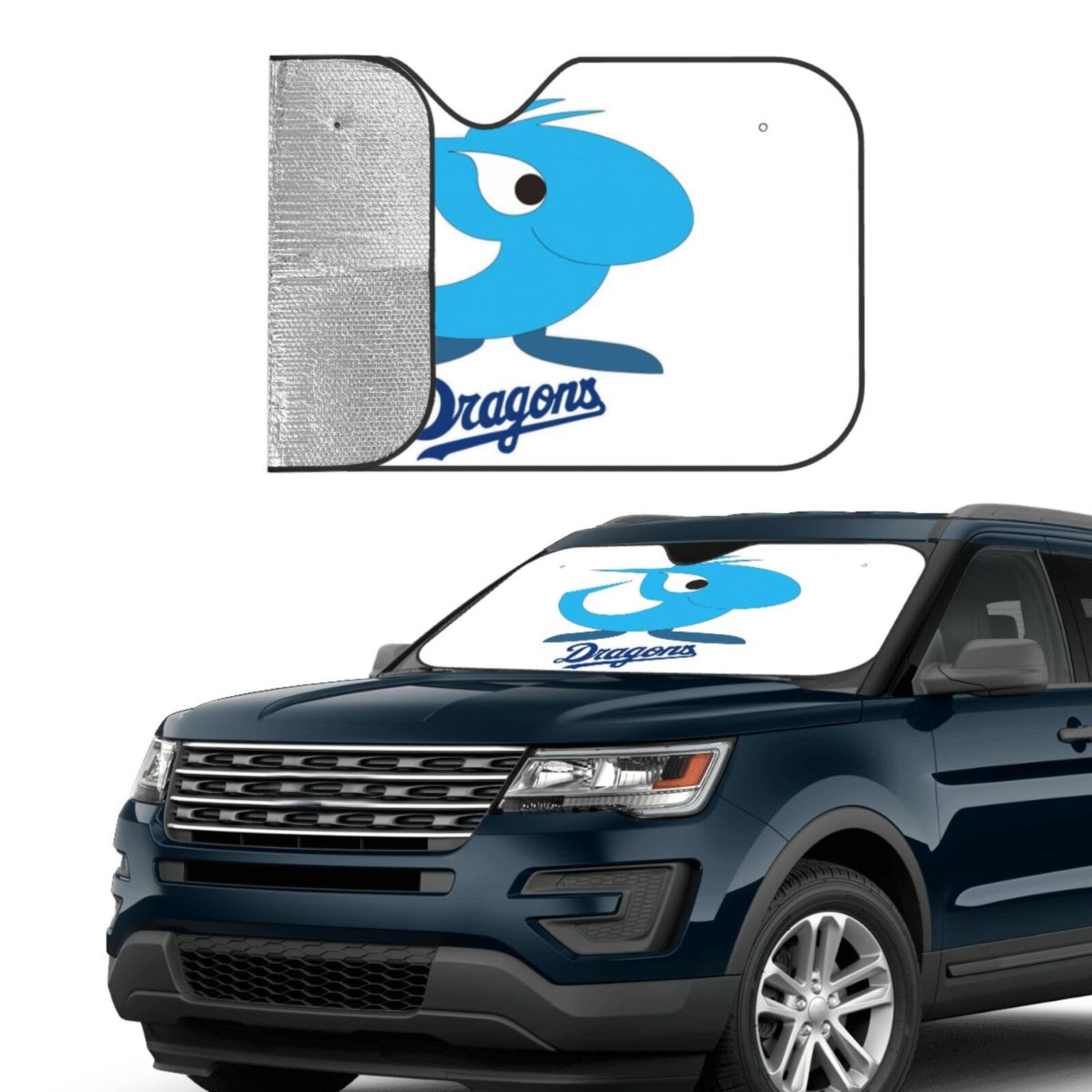 Amazon | 中日ドラゴンズ サンシェード 車 フロント 車用サンシェード